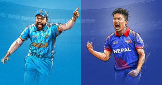 नेपाल र भारतबीचको खेल २३ ओभरमा सकिने